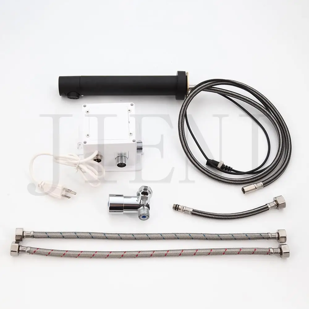 

JIENI настенный сенсорный смеситель для раковины латунный черный