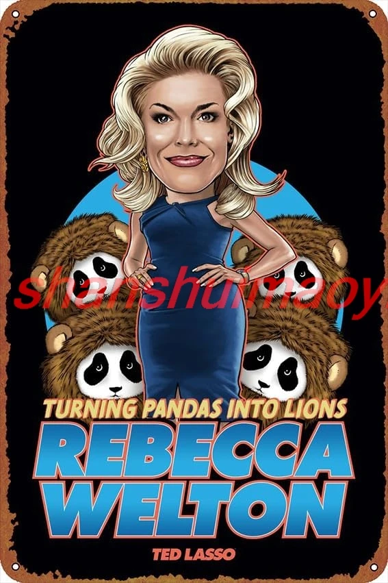 IEITB Rebecca Welton плакат винтажный милый металлический знак подарок ретро новинка кафе