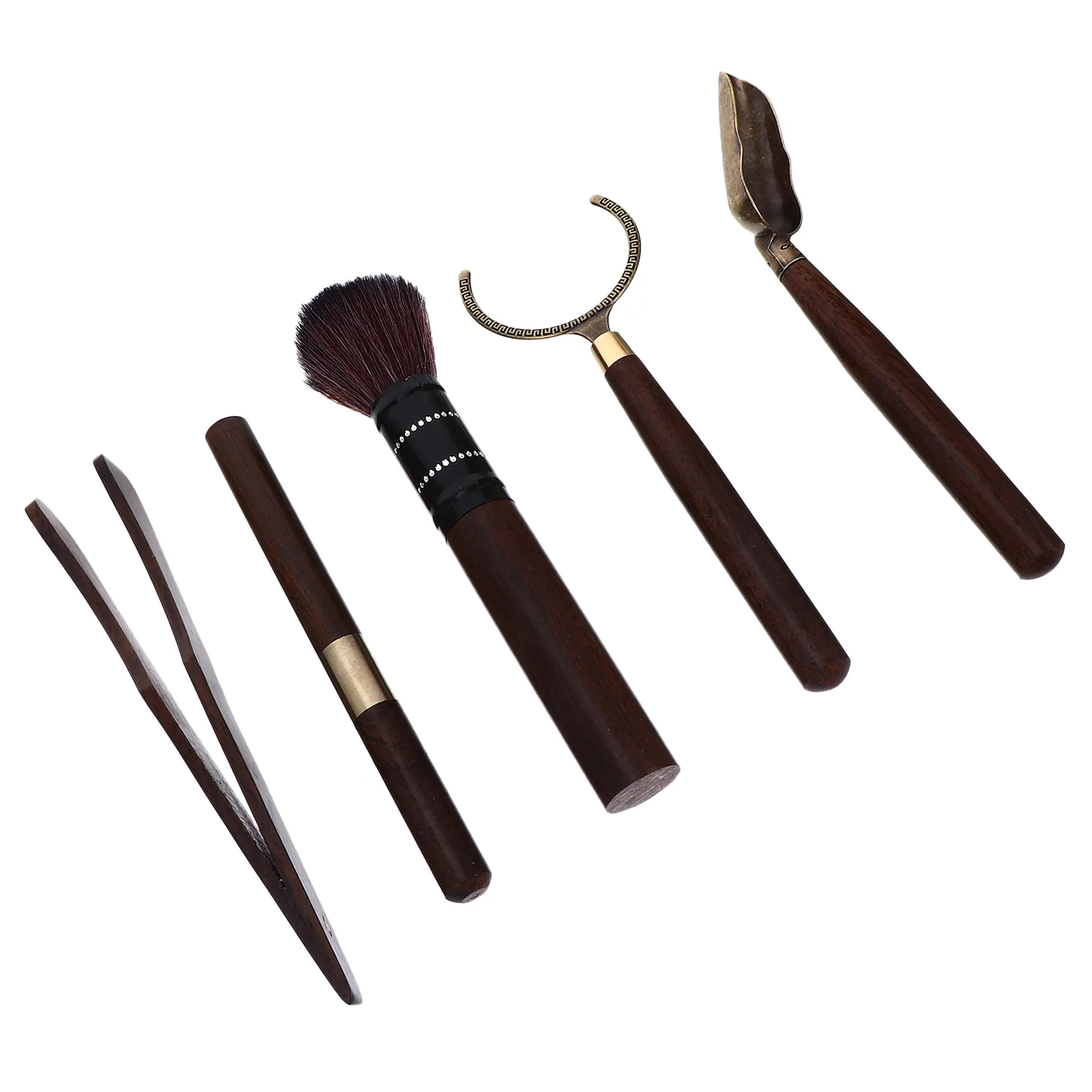 

Tea Ceremony Set Gongfu Chinese Accessories Tools Utensils Kung Fu Teaware Brush Bamboo Preparing Tray Soft Teapot Traditional