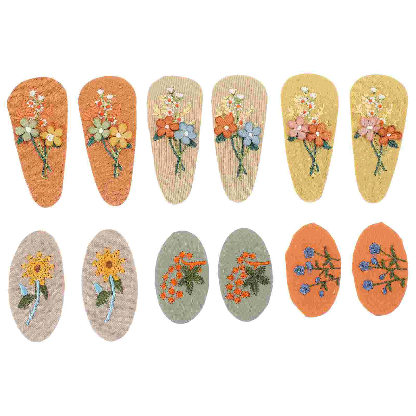 

6 Pairs DIY Toddler Adorable Hair Barrette Girls Barrette for Decor DIY Toddler Gift