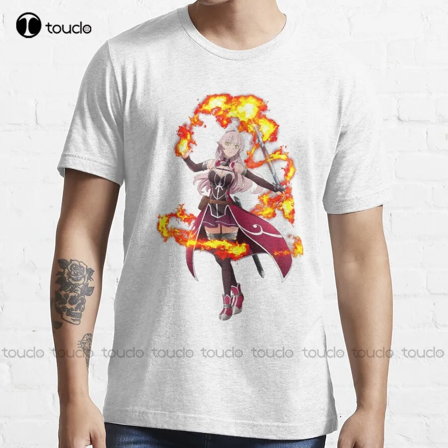 

Милый принцесса Скелет рыцарь в другом мире (персонажи аниме Peeker) трендовая футболка смешные футболки мужской Рождественский подарок