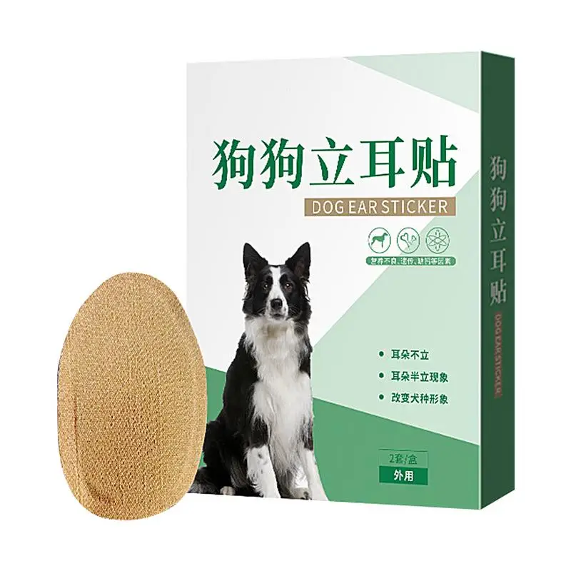

Dog Ear Up Support Tool Ear Lift Technology Skin-Friendly Support For Dog Vertical Ear Stand 2 Pairs Dog Ear Sticker Pet Supplie