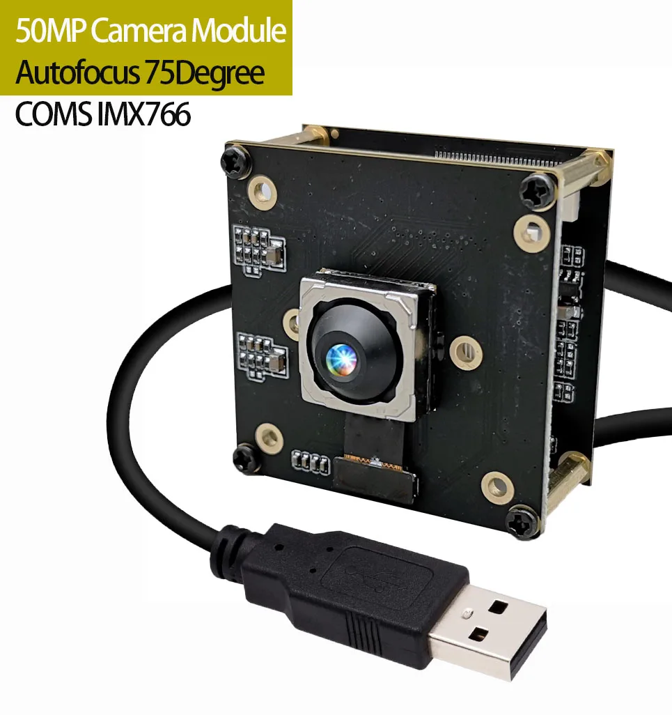 Камера с автофокусом 8K 50 МП OEM HD миллионов пикселей камера COMS IMX766 датчик PDAF