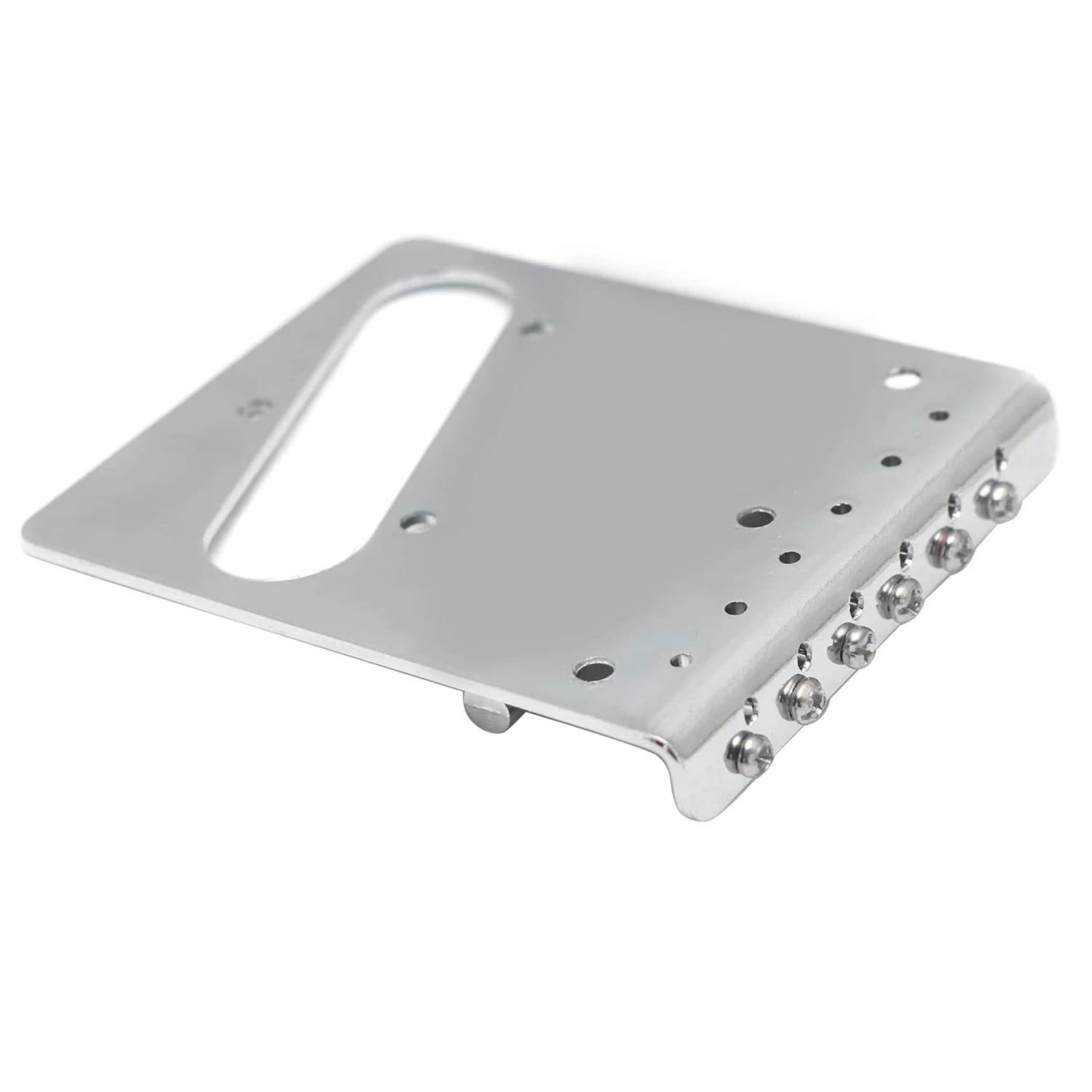 Винтажный стиль 6 струн седло мост для теле Электрический фотоэлемент