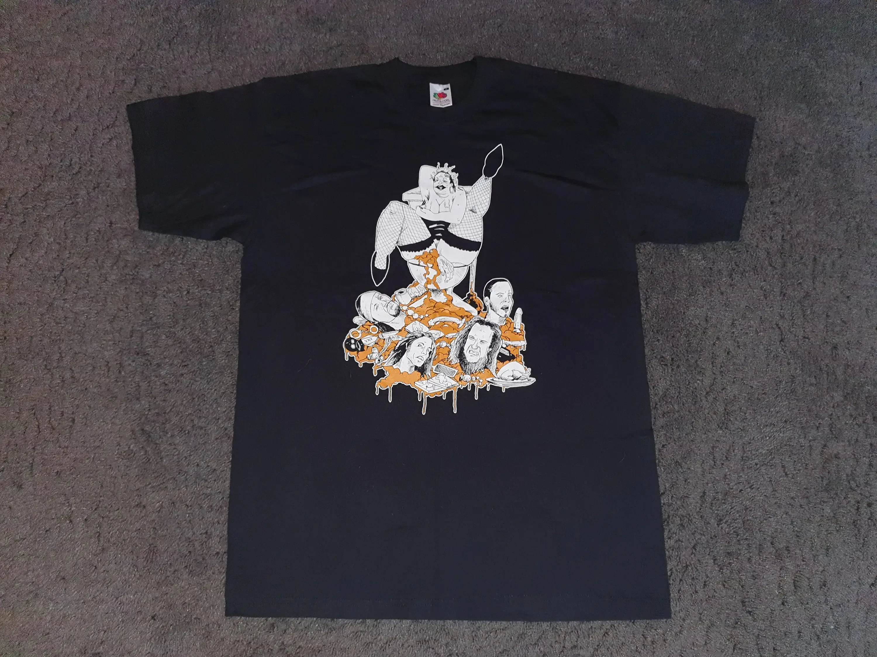 Sexcrement Nrw Death Fest винтажная 2008 Футболка Metal Cannibal уничтожитель трупа Entombed Morbid Angel