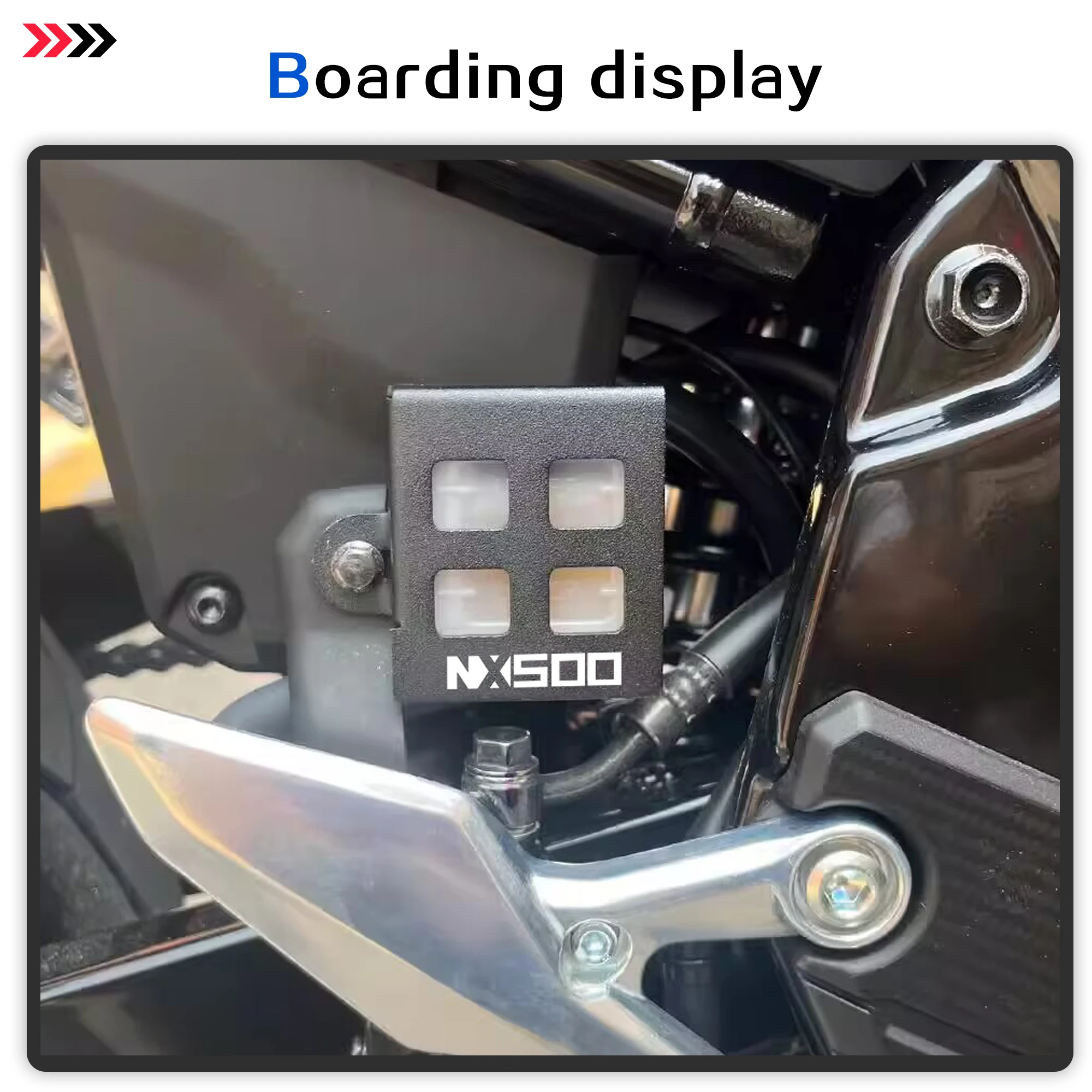 Задний тормозной резервуар для мотоцикла NX 500 NX400 защитная крышка жидкости насоса