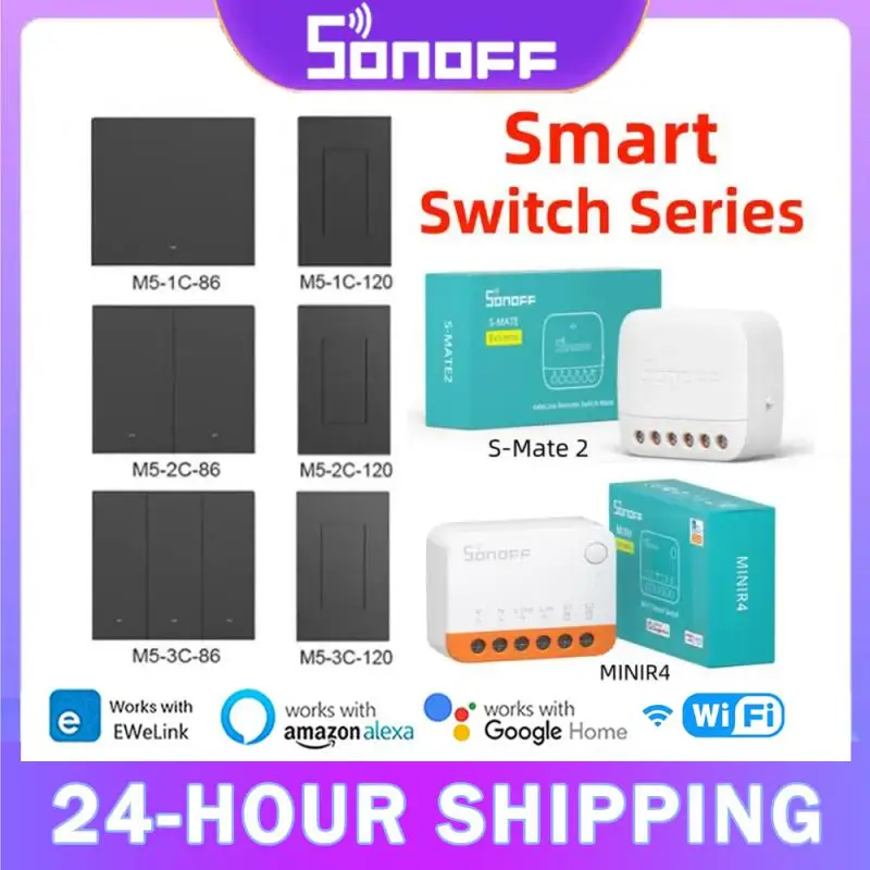 SONOFF S-MATE2 Extreme Switch Mate с батареей локальное управление механический переключатель