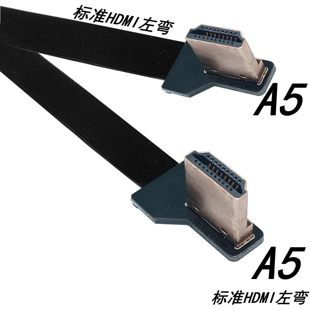 FPV HD Type A Stecker Links/RI Abgewinkelt 90 Grad Zu HDTV-kompatibel HDTV FPC Flach Kabel Für kamera TV Multicopter Luftaufstelle