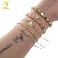 5pcs girls bracelet for women 2022 summer beaded bracelets on hand luxury designer jewelry gift for girlfriend free shipping