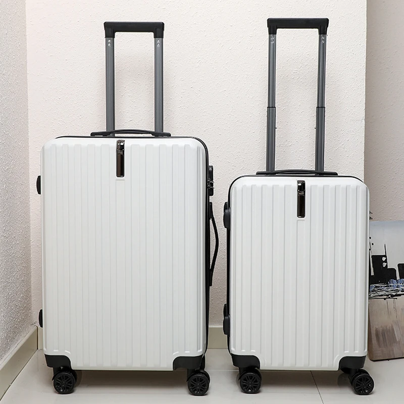 2022 New Suitcase travel bag carry on luggage cabin trolley luggage on wheels fashion travel suitcase with hook case trolley bag