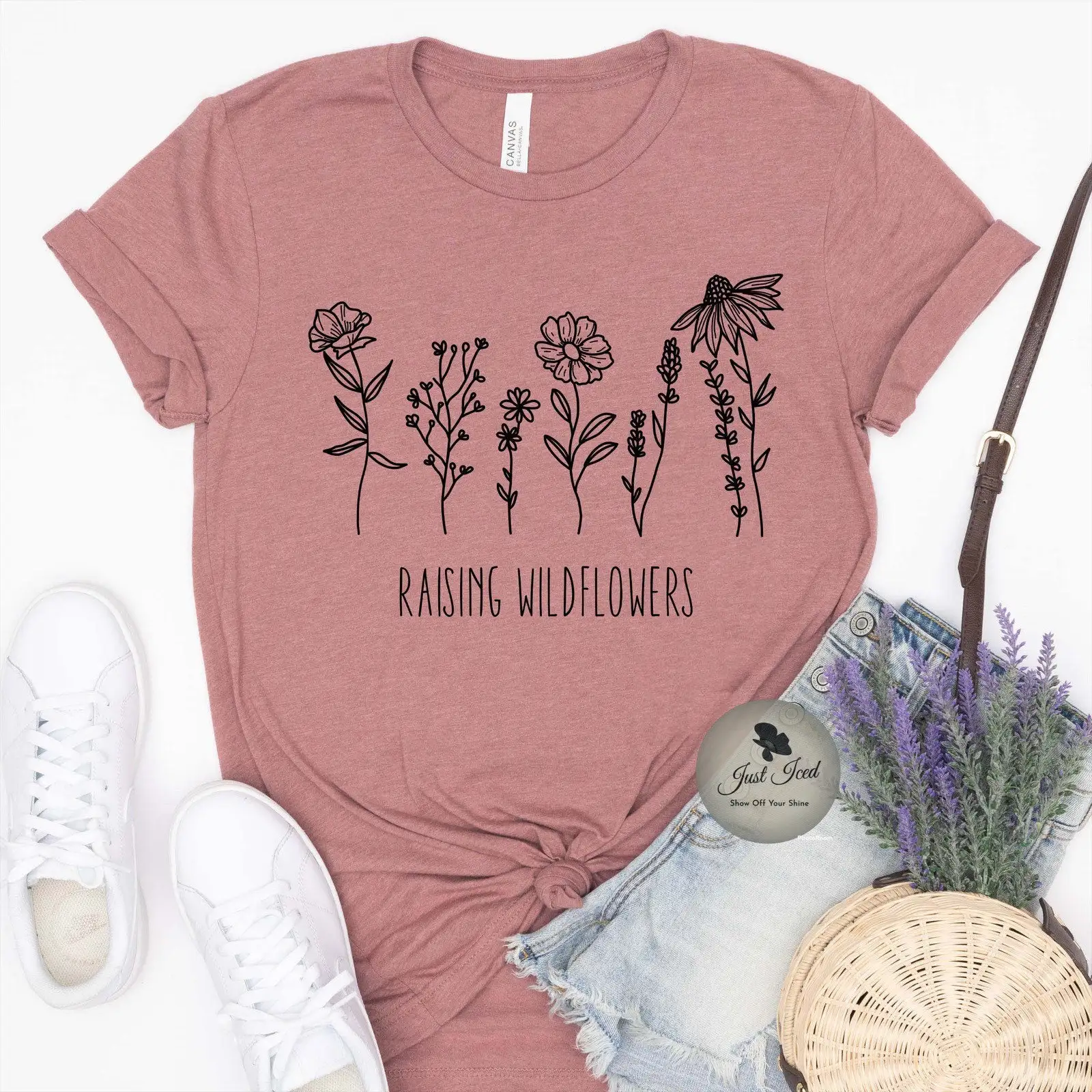 Футболка Raising Wild Flowers Рубашка Wildflowers