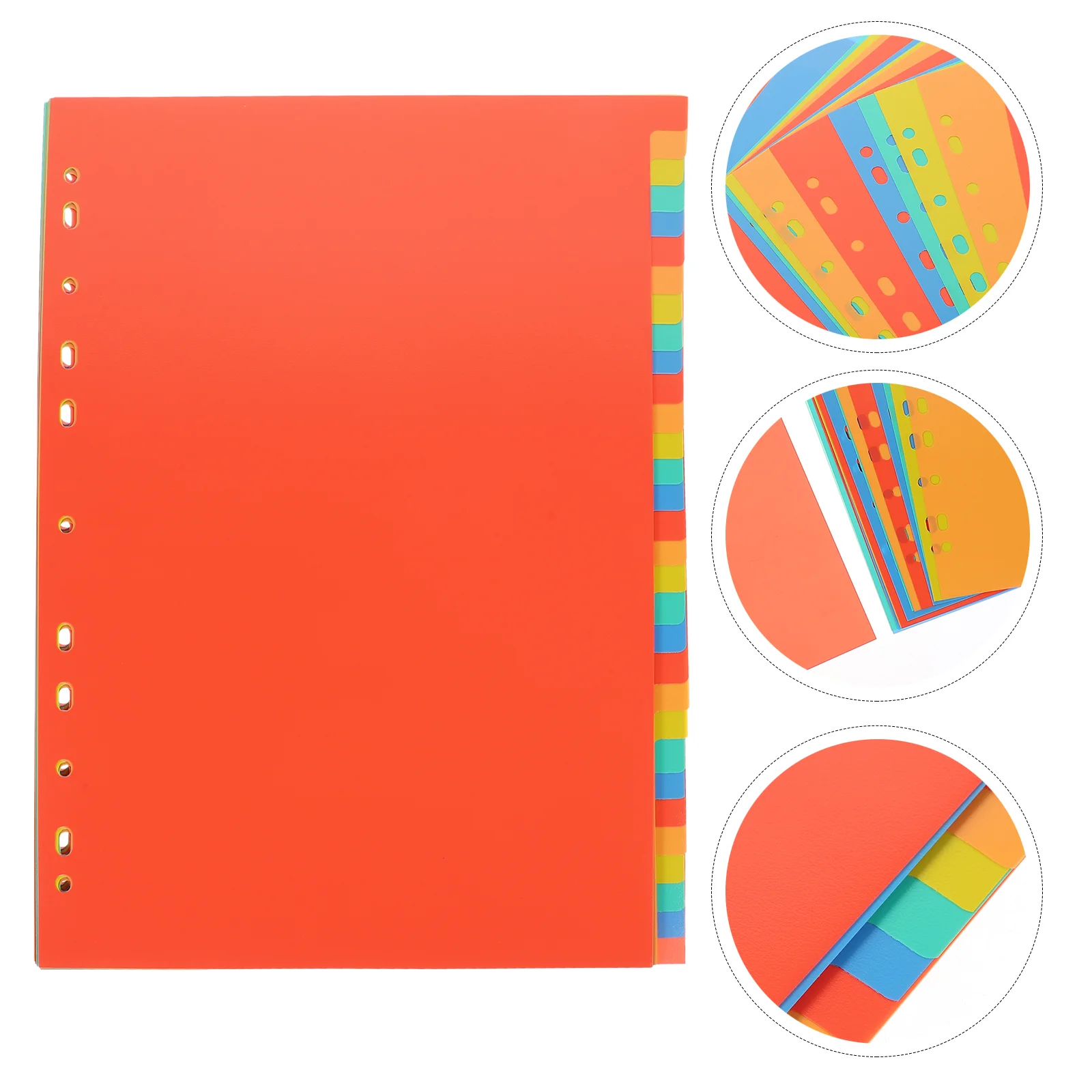 

31 Sheets Labels Binder Page Divider Folder Dividers Notebook Tab Parts Paper Office Supply Bookbinder