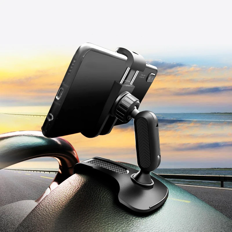 car dashboard mount phone holder stand clip universal cell phone gps support clip bracket rotatable for xiaomi samsung iphone free global shipping