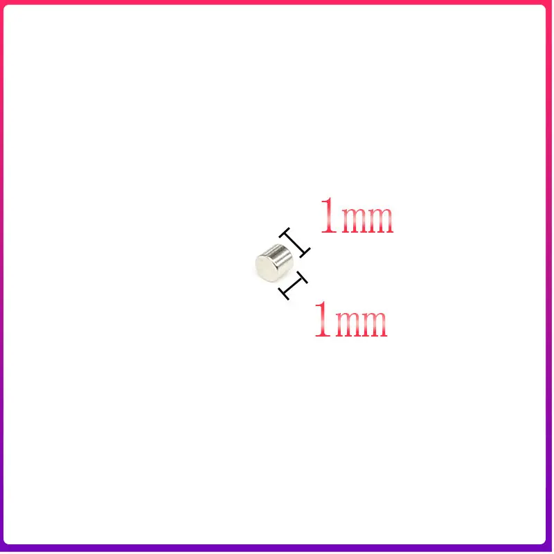 

50-800Pcs 1x1 Neodymium Magnet 1mm x 1mm N35 NdFeB Block Super Powerful Strong Permanent Magnet