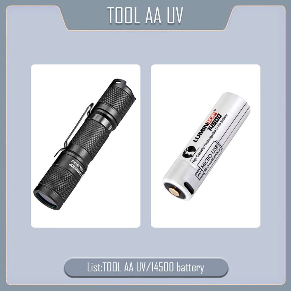 

LUMINTOP EDC Фонарик УФ