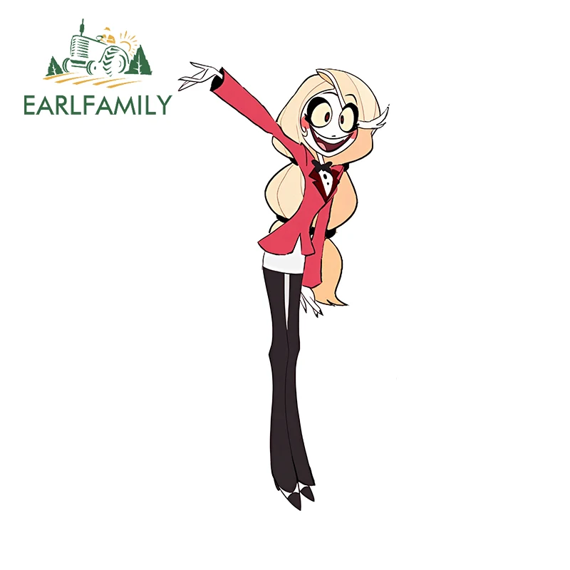 EARLFAMILY 13 см x 6 4 милые автомобильные наклейки с Чарли морнинстаром дружественные