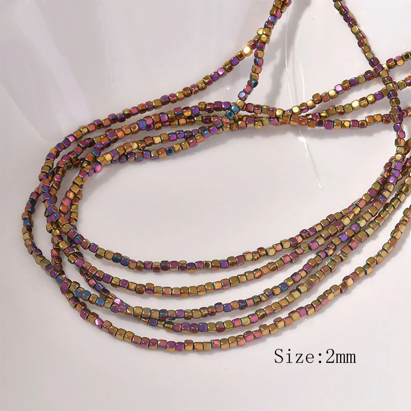 Женские браслеты из гематита 2 мм 210 шт. | Бусины