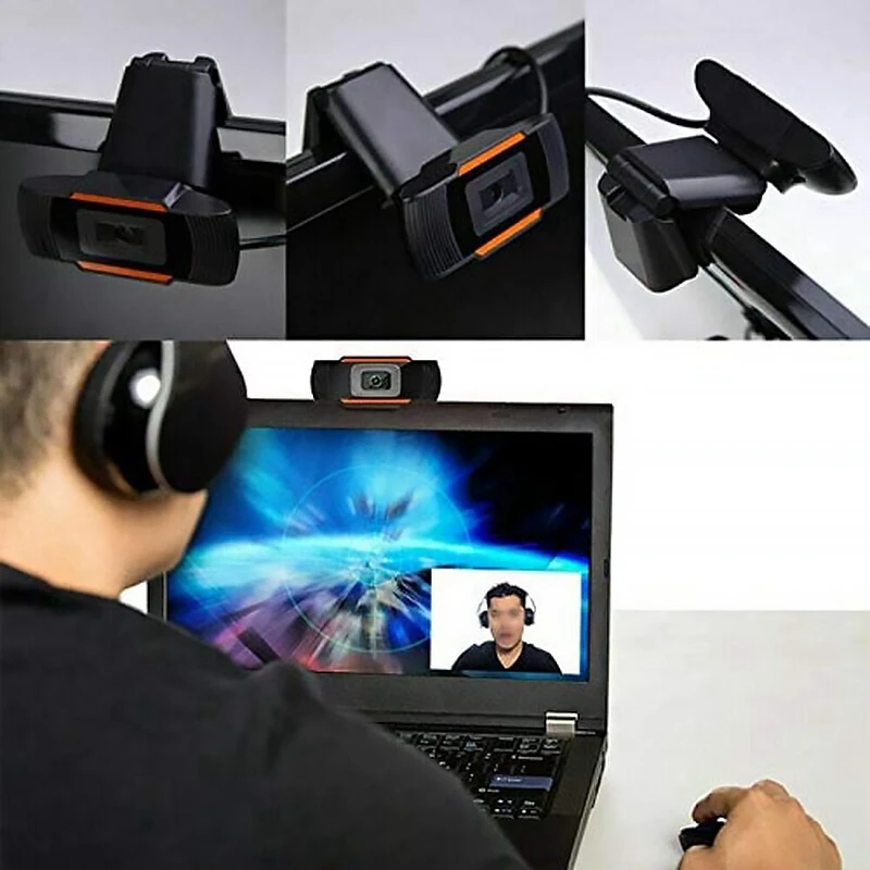Качественная веб-камера 480P USB компьютерная с микрофоном Подходит для цифровой
