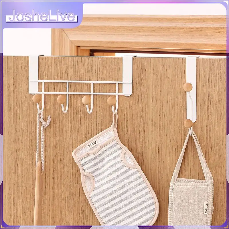 

Punch-free Home Living Room Bedroom Storage Rack Hanger For Clothes Hat Scarf Coat Key Holder Tow Home Organization Durable