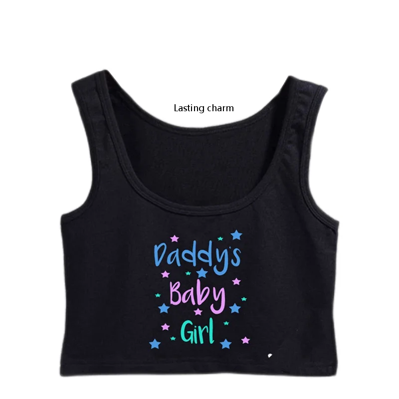 

Durable charm daddy baby girl little brat ddlg ageplay harvest top girl style summer topos graphics