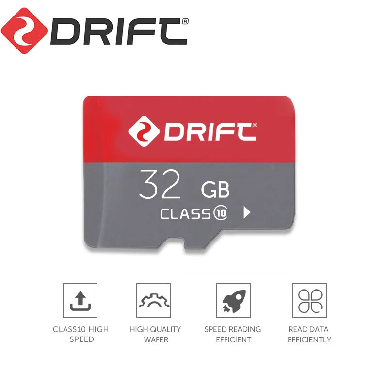 Фото Карта памяти Microsd Drift 32 ГБ, класс 10, карта памяти Microsd TF для экшн-камеры, Спортивная камера, мотоциклетная камера Ghost X/XL/4K №2