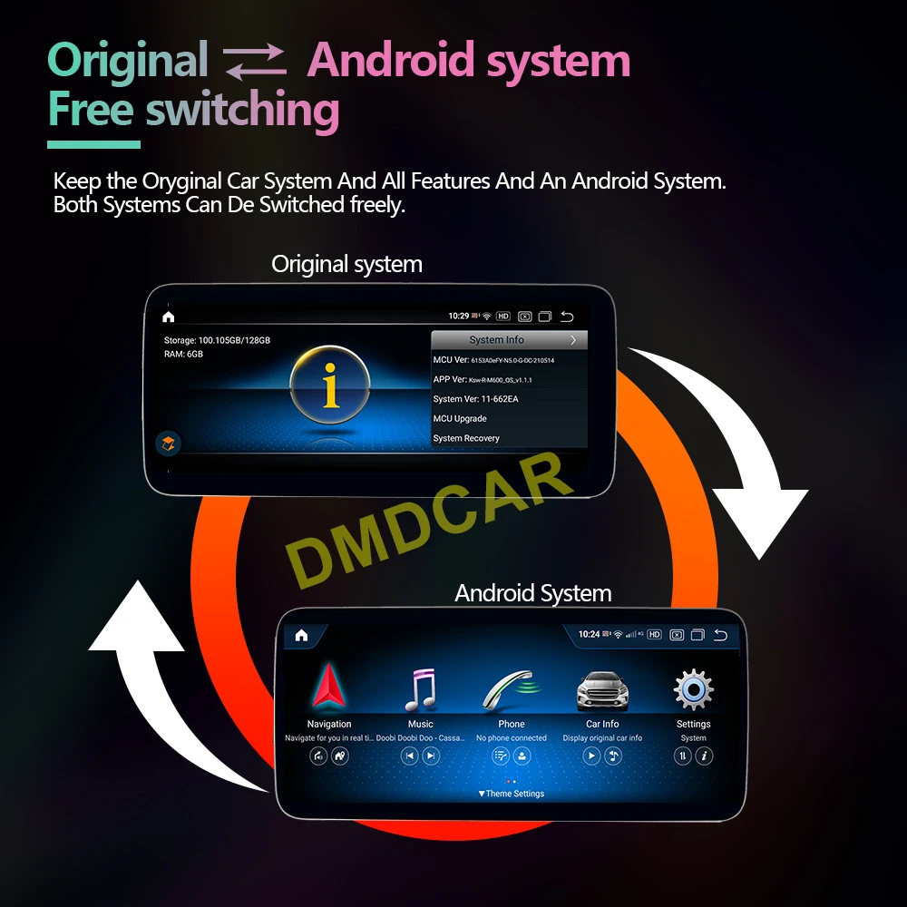Автомобильный мультимедийный плеер на Android 11 с восьмиядерным процессором Qualcomm 12 5