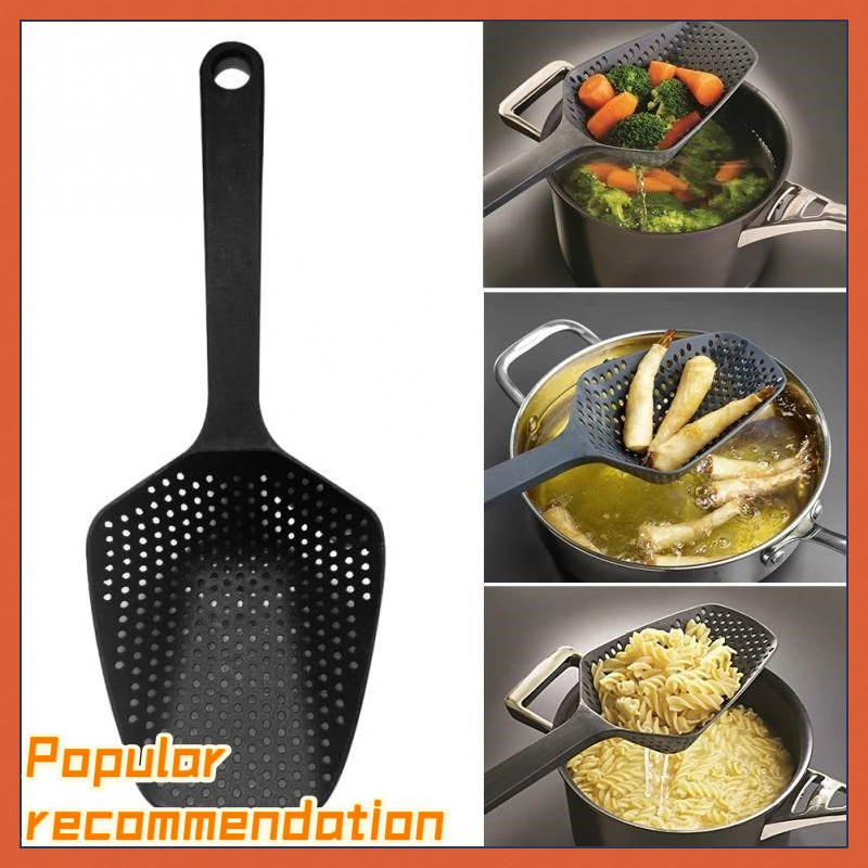 

Nylon Strainer Large Scoop Colander Kitchen Appliances Spoon Shovel Soup Spoon Filter Cooking Tools home Kitchen Accessories