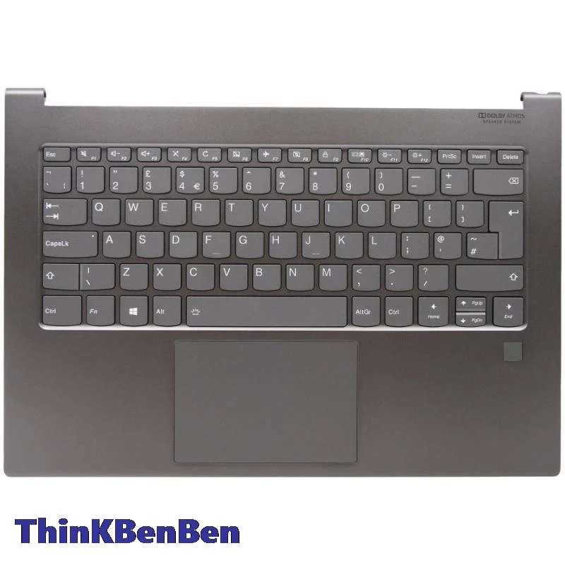 Английская клавиатура железная серая верхняя крышка для ноутбука Lenovo Ideapad YOGA C930 13