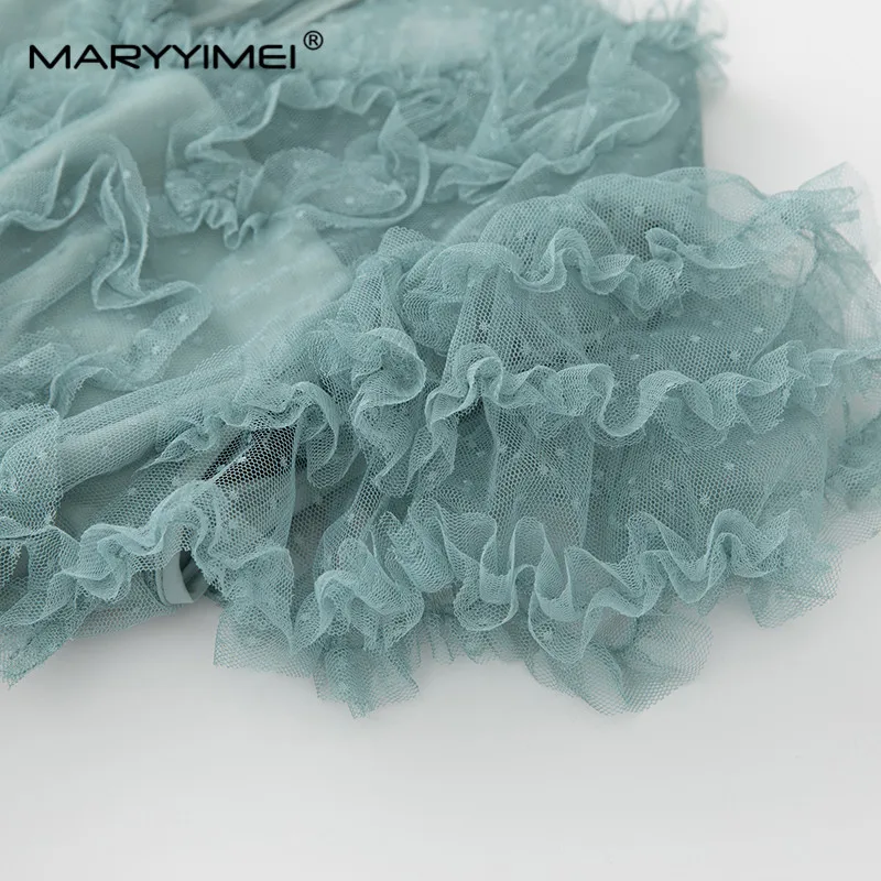 Летнее женское элегантное бальное платье MARYYIMEI Длинные вечерние платья с