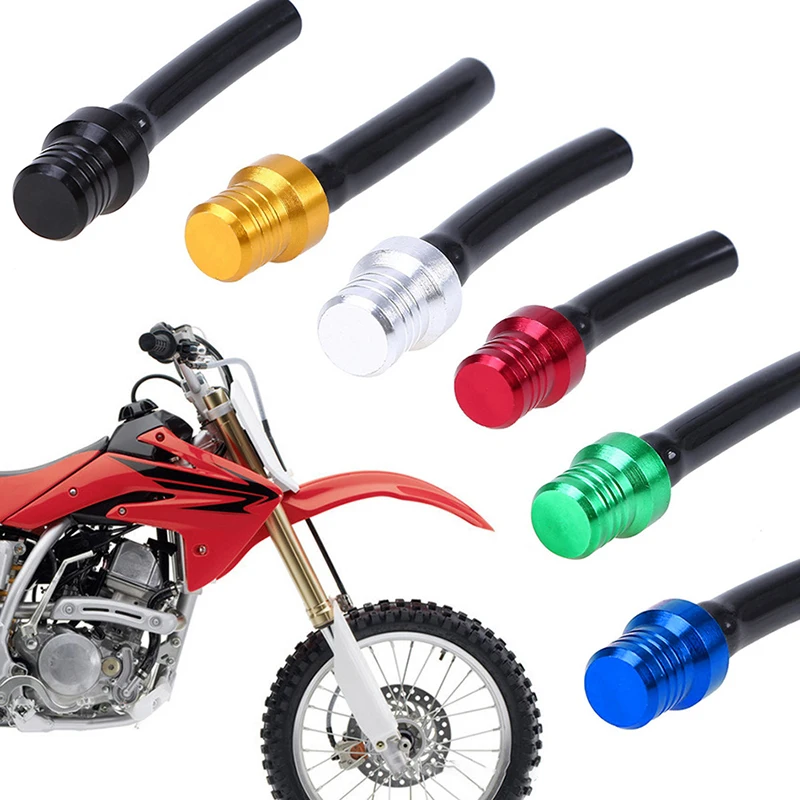 

Motorcycle Gas Cap Breather Tube Vent Gas Fuel Cap Air Vent Hose with Steel Ball, Universal CNC Tank Valve Vent Tube