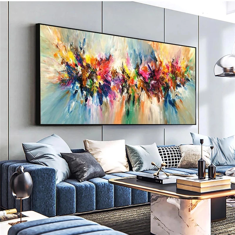 

Abstract Art Printed Canvas Painting Quadro Modern Poster Oil Painting Print Wall Art Pictures For Living Room Home Decoration