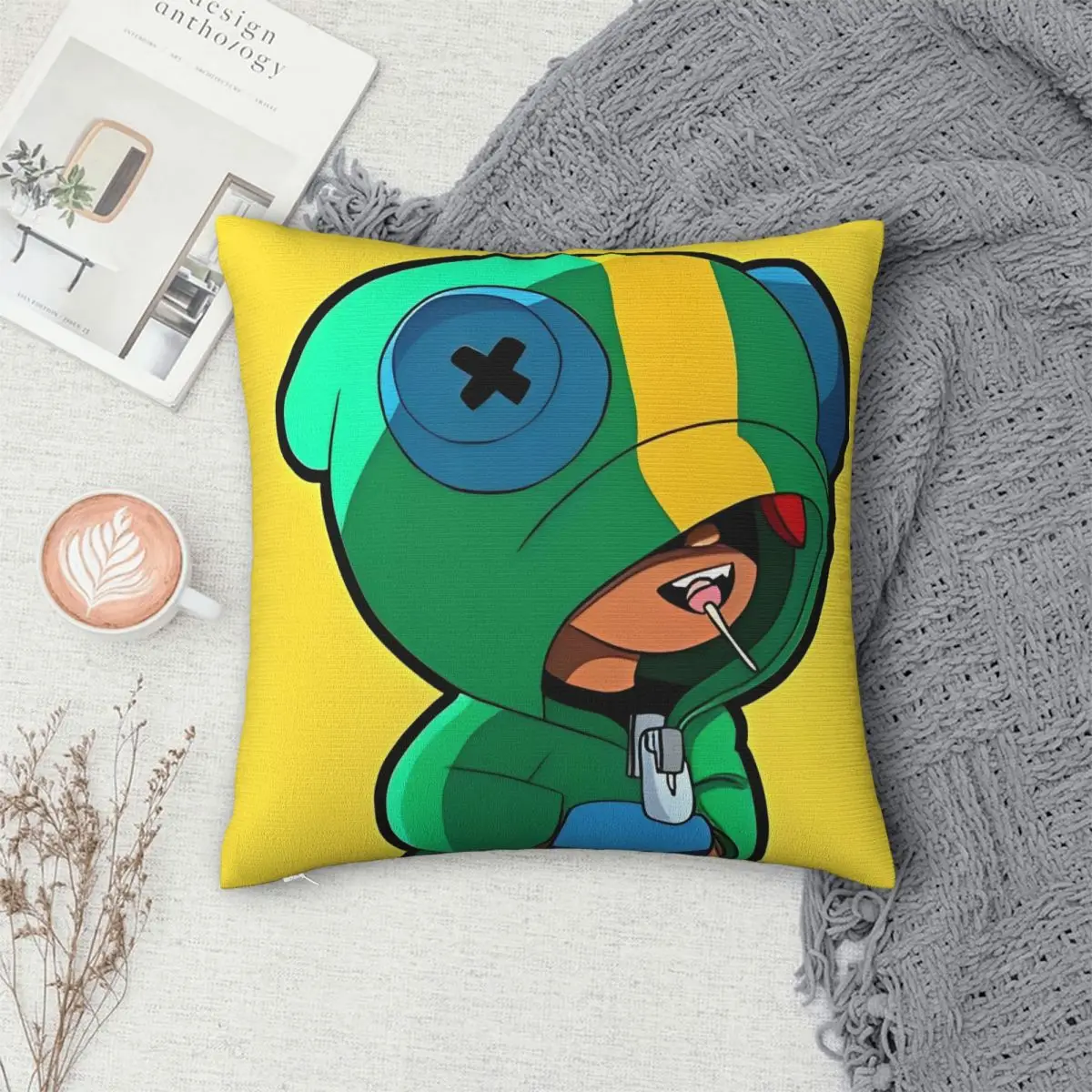 Наволочка Braws-Star Leon чехол для подушки видеоигр потрясающая декоративная