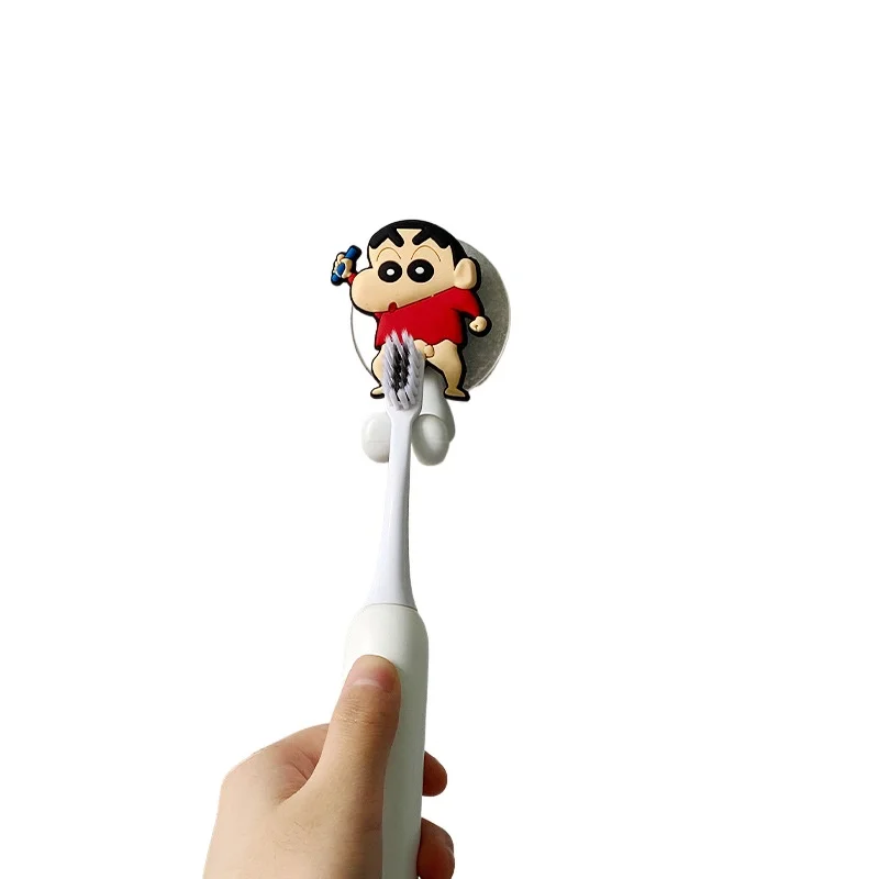 

Plastic Toothbrush Holder Crayon Shin-chan Toothpaste Razor Toothbrush Dispenser Bathroom Storage Rack Bathroom Accessories Tool