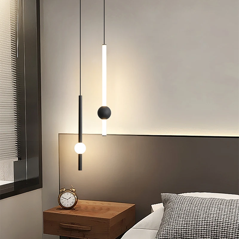 Nordic LED подвесные светильники для спальни прикроватный светильник гостиной AC 220 V
