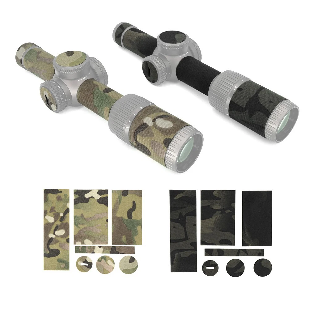Фото Тактический прицел YCTAC Razor HD 1-6X LPVO с камуфляжной защитной наклейкой для страйкбола, охоты и стрельбы CS. №2