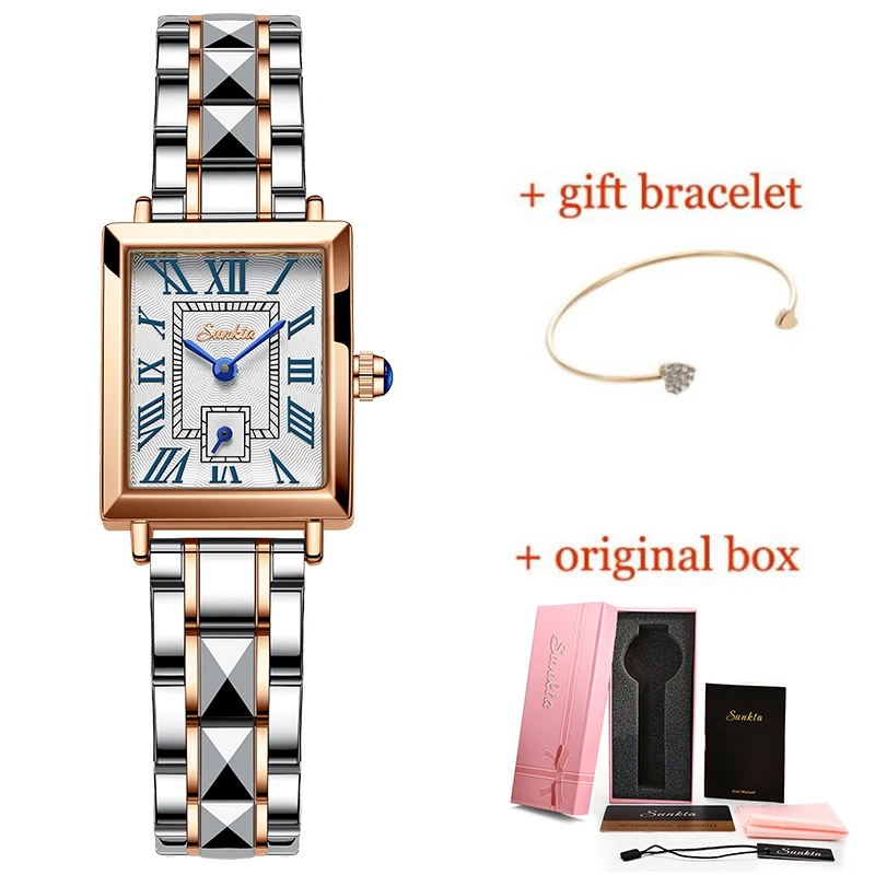 LIGE Brand Ladies Watch Waterproof Bracelet Watches for Women Rose Gold Clock Luxury Quartz Wrist Watch Woman Gift Reloj Mujer