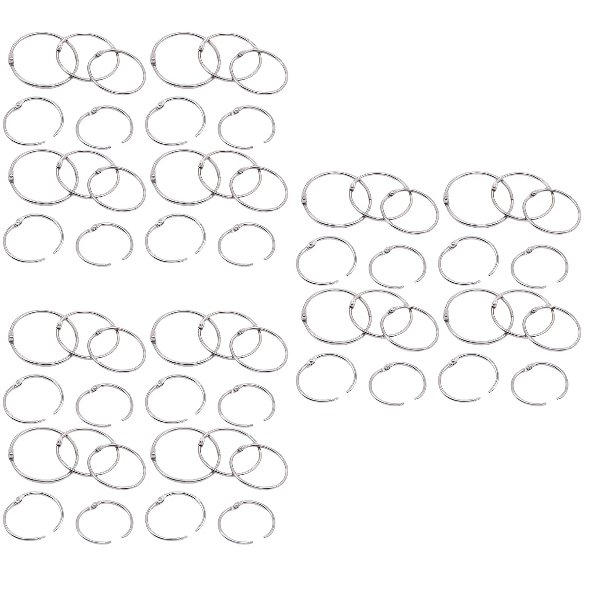 

300 металлические бриллиантовые кольца, кольца с листьями, кольца с листьями, маленькие кольца для связывания, бумажные кольца