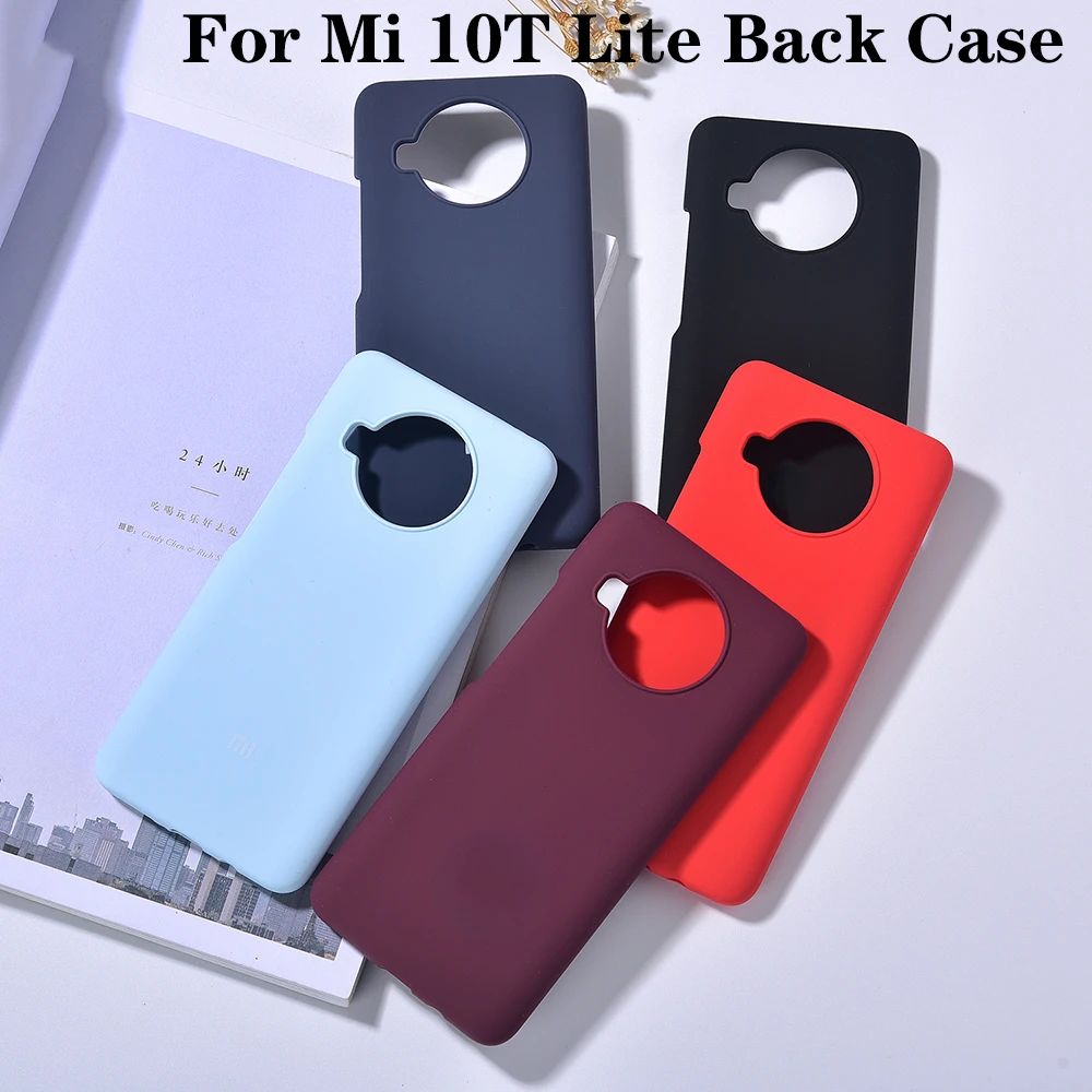 

For Xiaomi Mi 10T Lite Silky Soft-Touch Liquild Silicone Case 360 Full Protect Back Cover Case Mi10T Lite 5G Luxury Shells