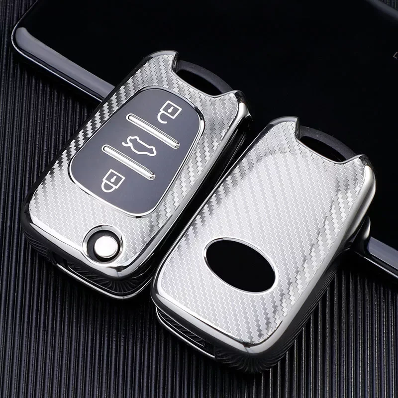 

Car Key Case for Kia Sportage Rio 3 Soul Optima Ceed Pro K5 K2 Pride for Hyundai I20 I30 Ix20 Ix35 Elantra Accent Shell Cover
