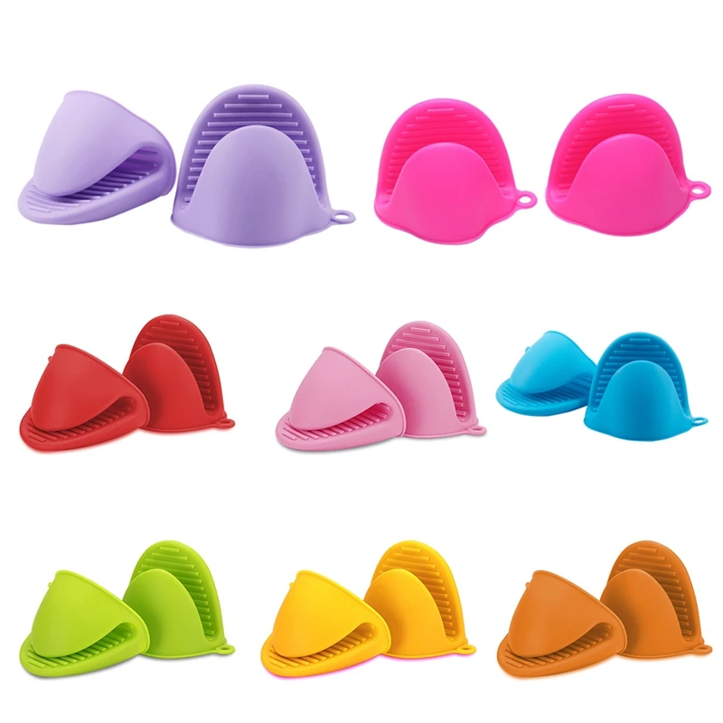 Акция! 2 шт. силиконовые мини-варежки для духовки |