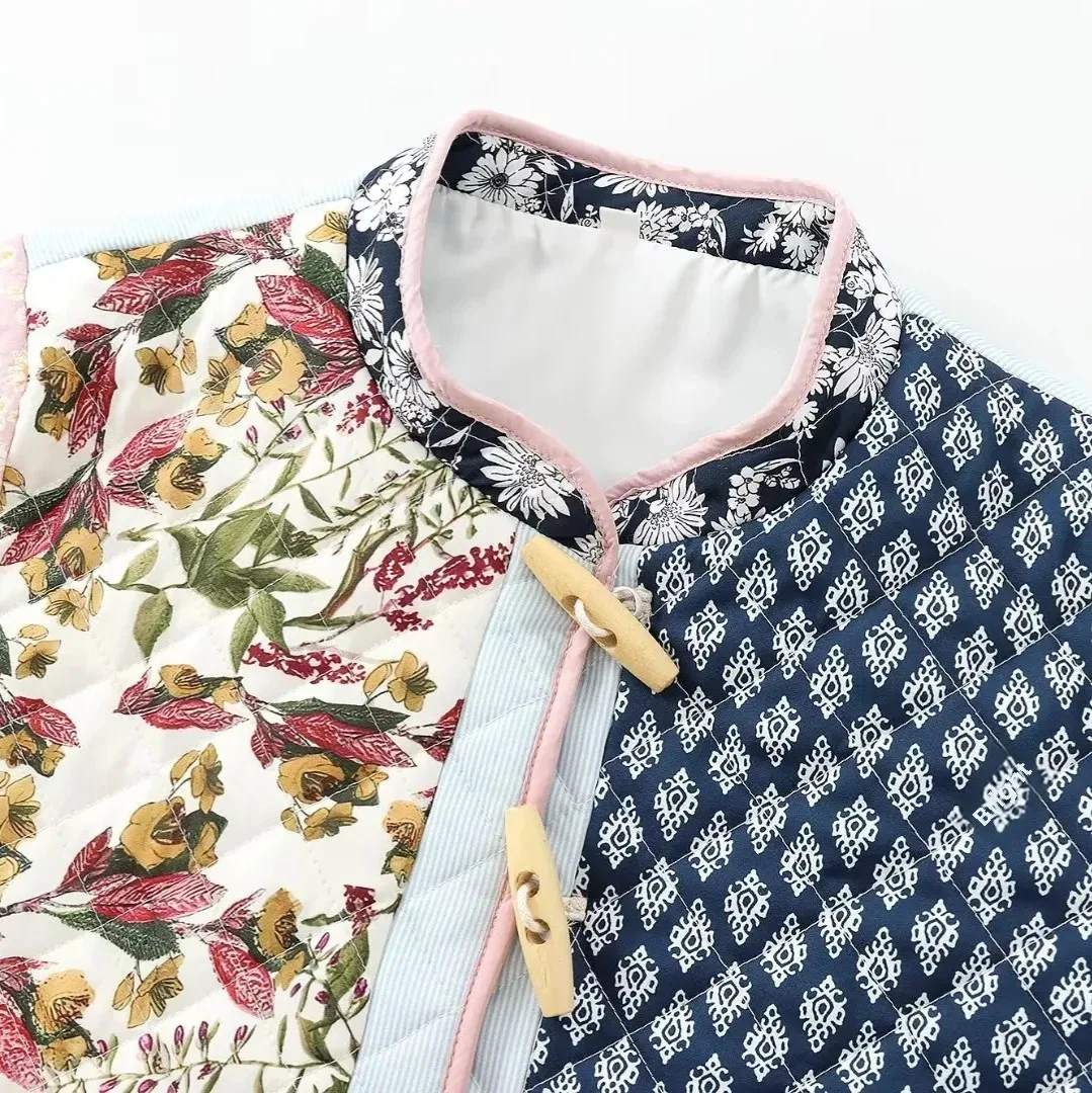 Модное осенне-зимнее хлопковое пальто куртка универсальная теплая парка с