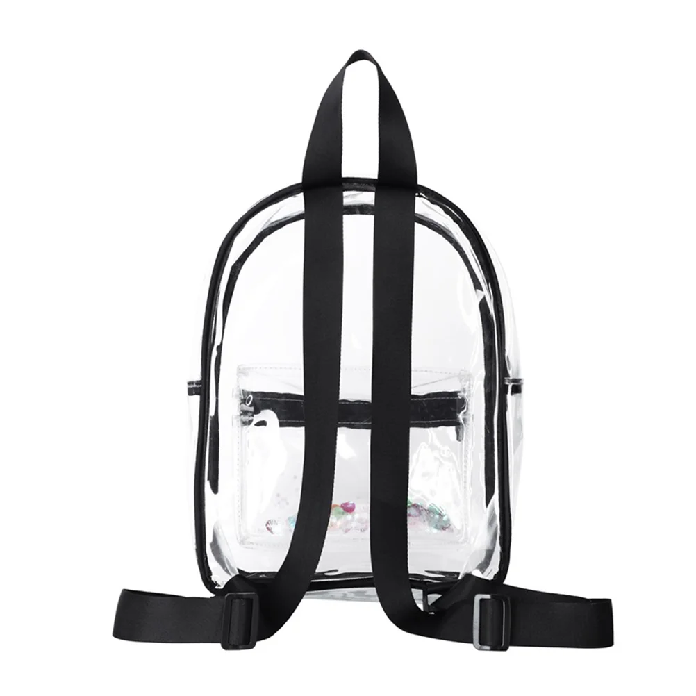 

Backpack Pvc Satchel Backpacks Transparent Clear Outdoor Bookbags Duty Heavy Mini Through See Concert Women Waterproof