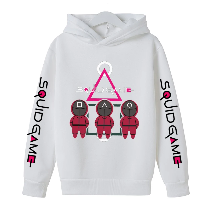 

Hottest Squid Game Hoodie Kids Clothing Cotton Baby Boys Sweatshirts Autumn Kids Clothes Girls Boys Outerwear Clothing