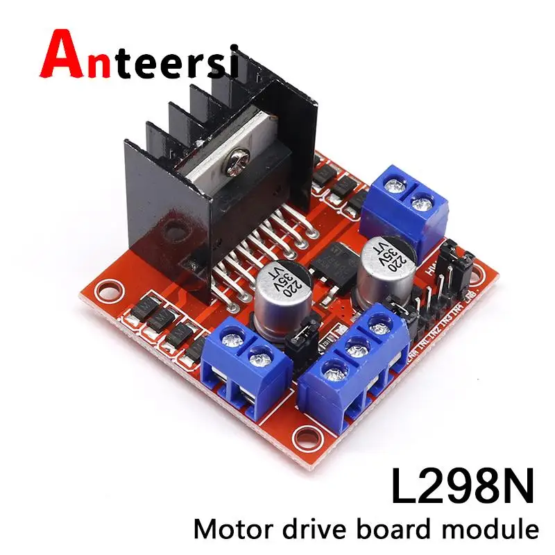 

L298N Модуль платы драйвера L298 шаговый двигатель умный автомобиль робот макетная плата Пельтье Высокая мощность