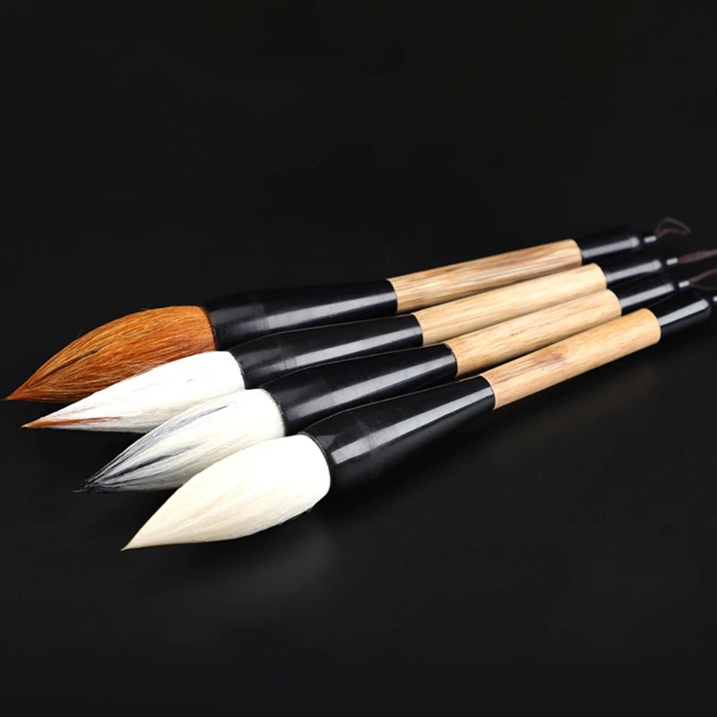

Large Chinese Calligraphy Brushes Bear Weasel Woolen Mixed Hair Writing Painting Brush Regular Script Practice Couplets H8WD