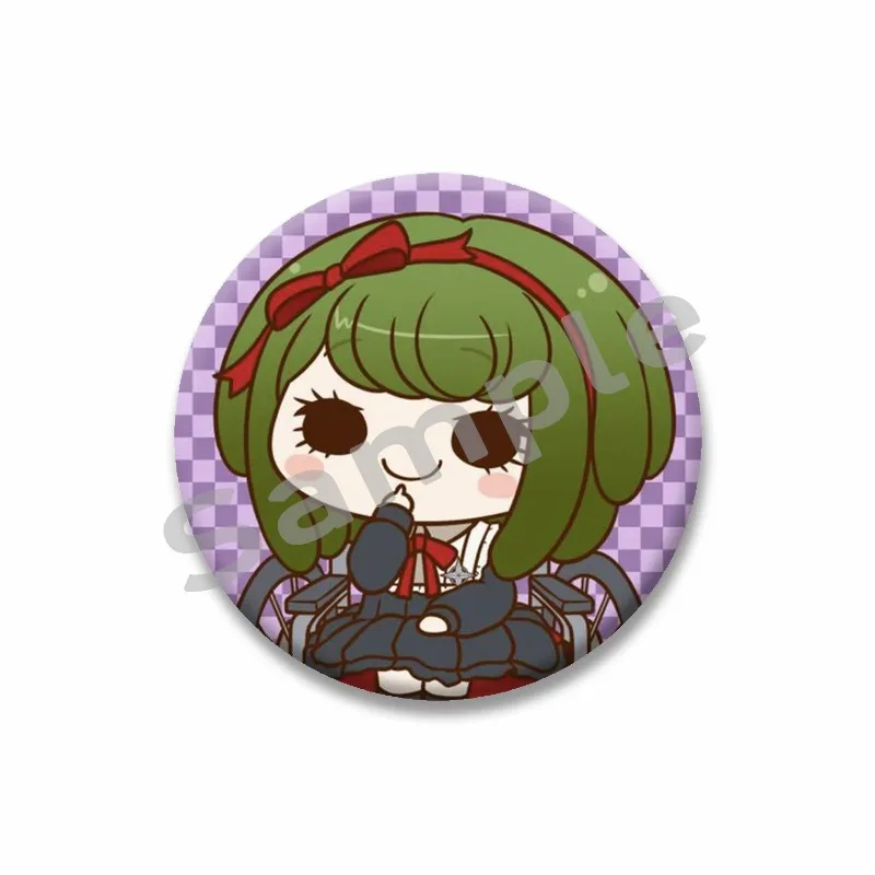Фото Kawaii Danganronpa Chibi значки мультфильм Ibuki Mioda Shuichi Saihara броши для детей и взрослых одежда сумка рубашка украшения булавки №4
