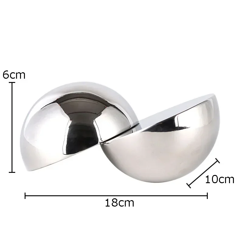 

Серебряные геометрические полукруглые украшения для стола