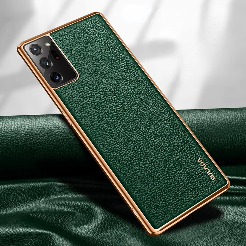 

Кожаный чехол для Samsung Galaxy S22Ultra, Роскошный чехол для телефона S22 + ТПУ, кожаный защитный противоударный мягкий чехол