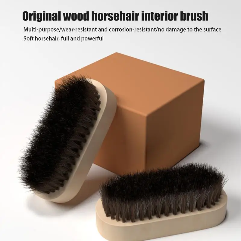 Щетка для чистки салона автомобиля деревянная ручка щетки автоматического