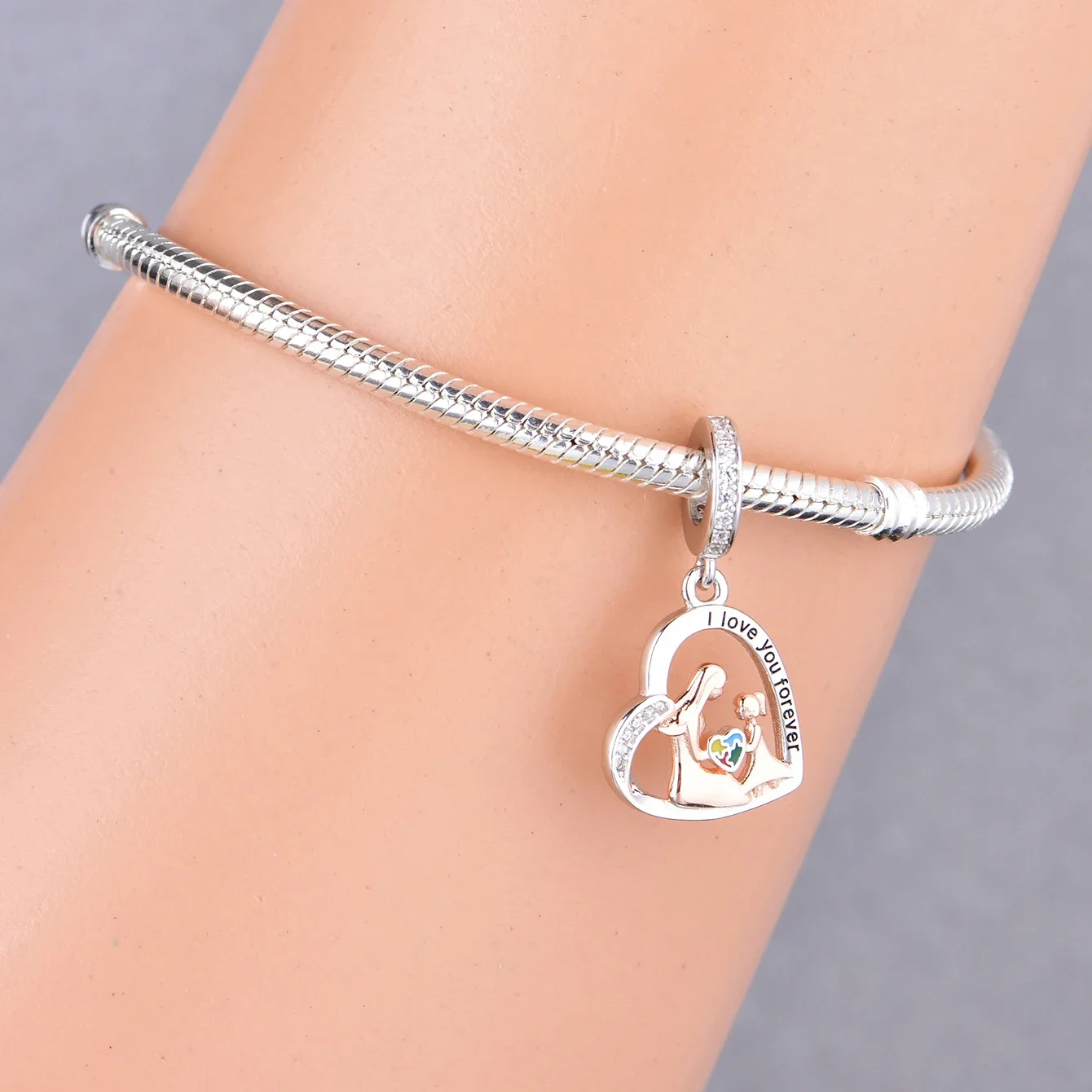 FC ювелирные изделия Fit оригинальный Pan Амулет браслет 925 серебро супер